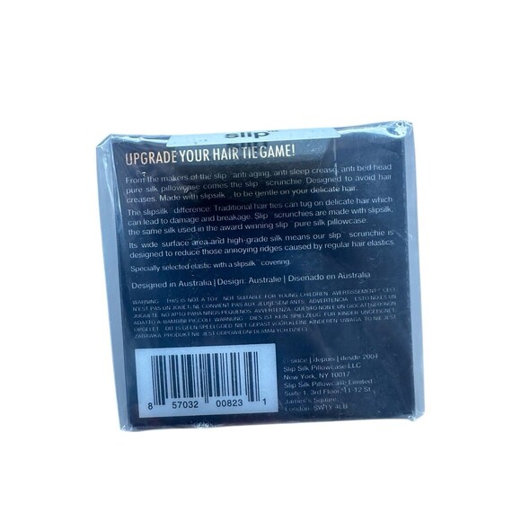 Slip Silk Skinny Scrunchies Black 6 Pack NEW (READ DESCRIPTION) - Picture 4 of 5